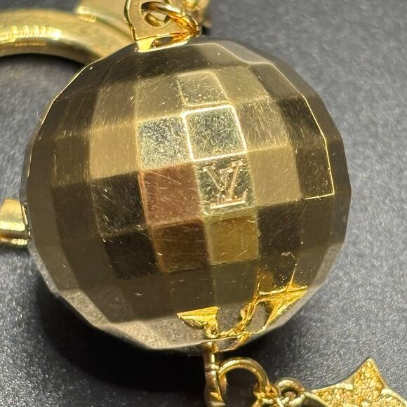 LOUIS VUITTON Porte Cles Glitter Disco Ball Charm - Picture 6 of 7